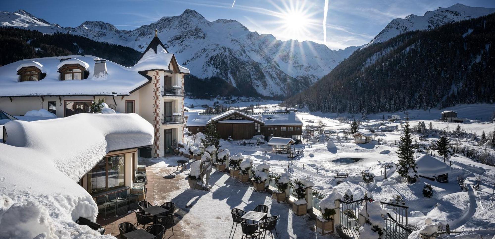 Die Post Am Ortler Solda Exteriér fotografie