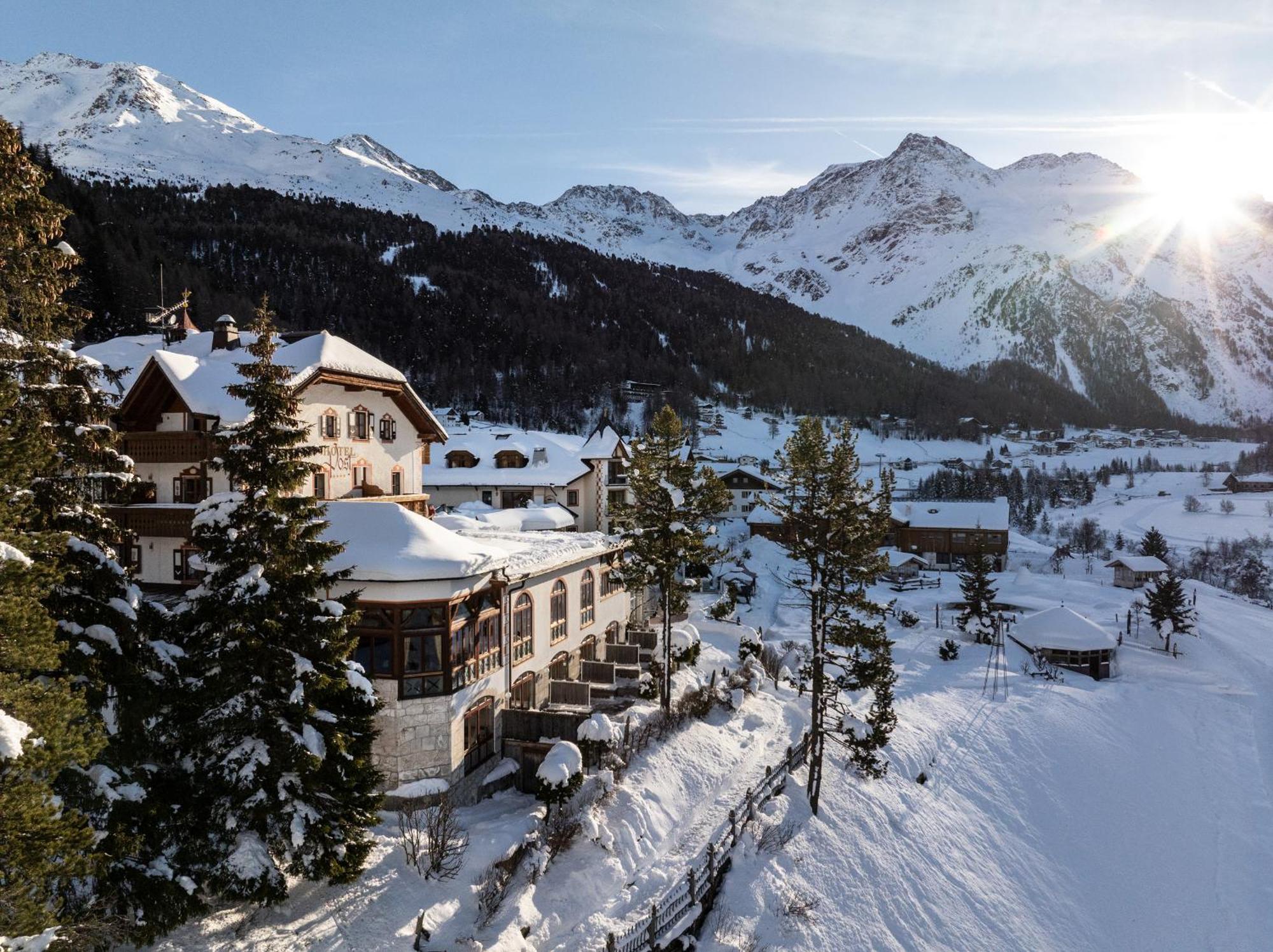 Die Post Am Ortler Solda Exteriér fotografie